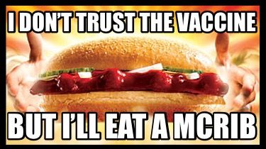 Covid-Vaccine-Meme-Mcrib Dirty Covid Vaccine Memes