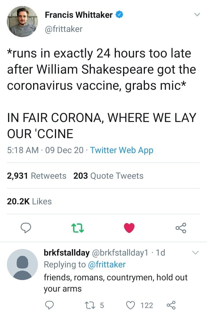 Covid-Vaccine-Meme-Shakespeare Best Covid Vaccine Memes
