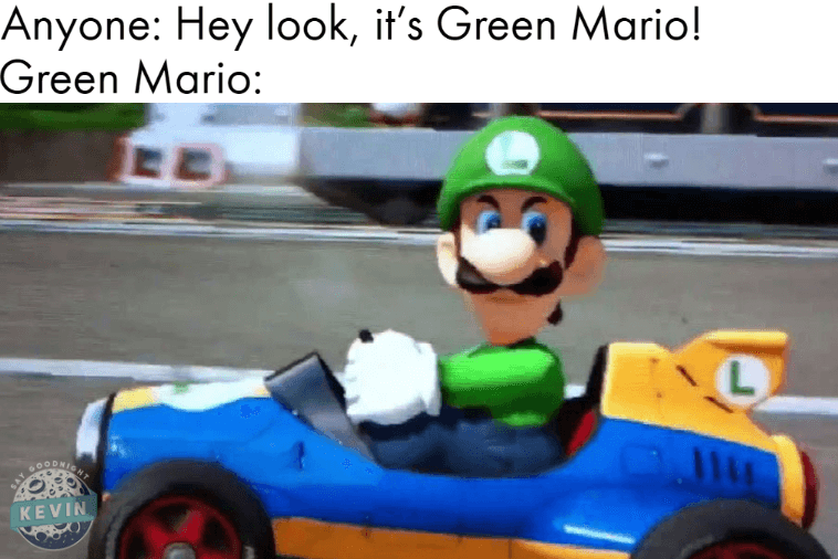 Mario-Meme-Green Clean Mario Memes