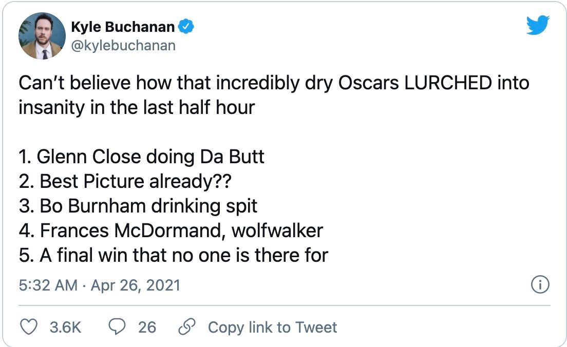 Screen Shot 2021-04-26 At 2.38.06 Pm Funny Oscar Memes Best For Last