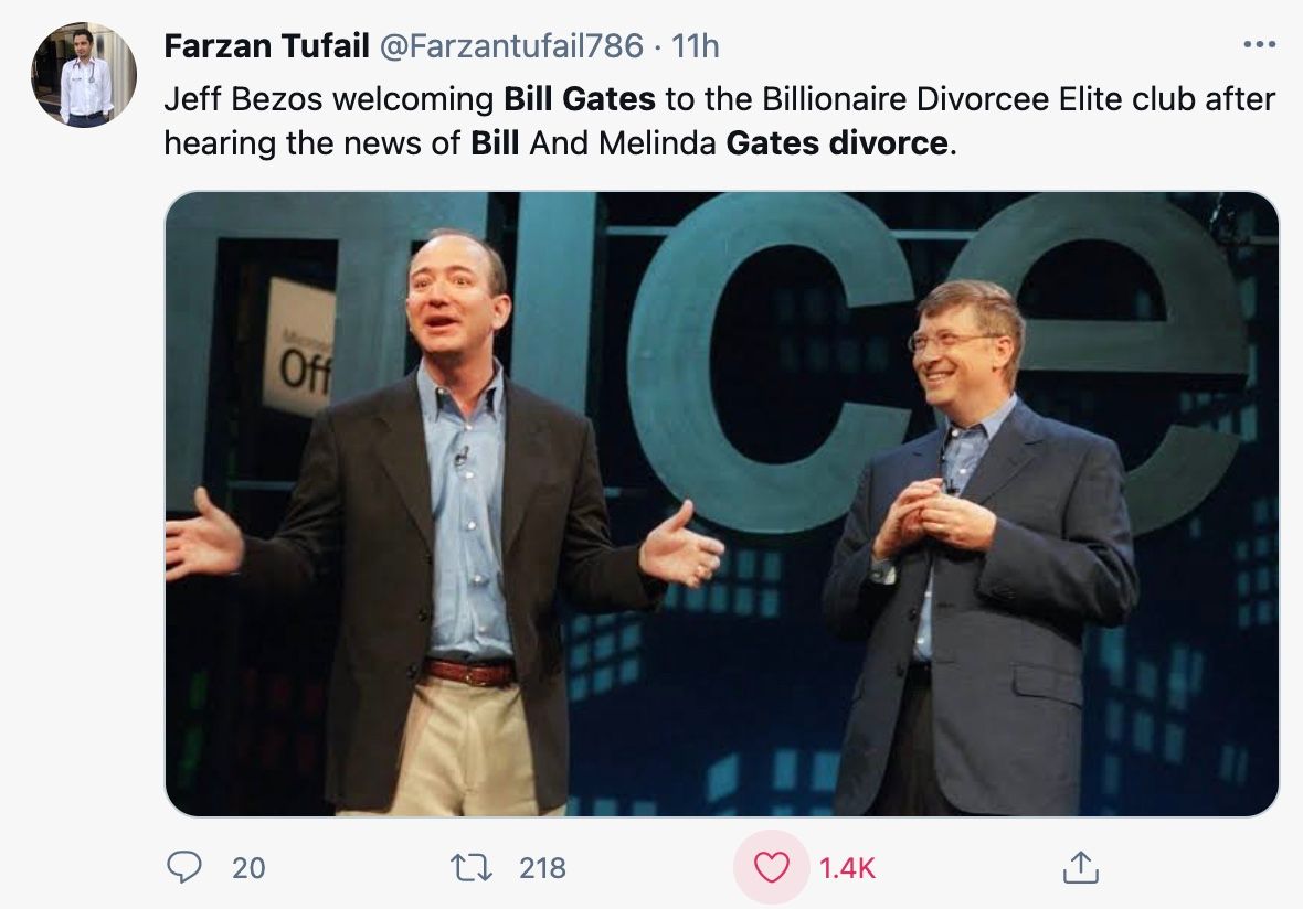 Funniest-Bill-Gates-Divorce-Memes-10 Funny Divorce Memes Welcome To The 9 Figure Club