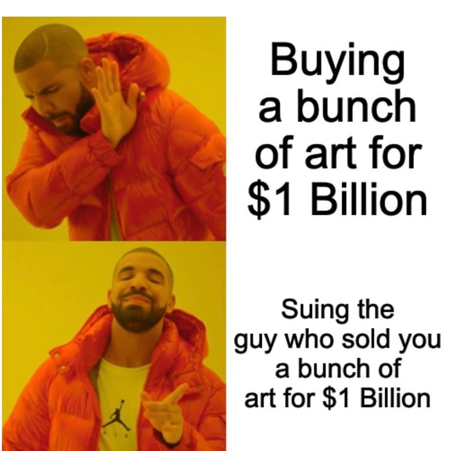 Leonardo Art For 1 Billion Dollars Meme
