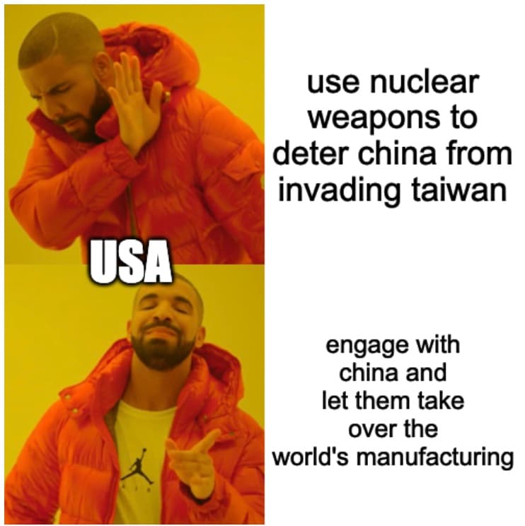 Us Considered Nukes To Deter China Meme