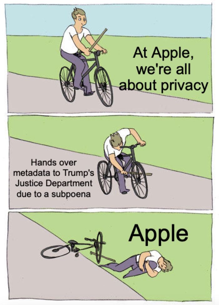 Apple Handed Over Metadata Meme