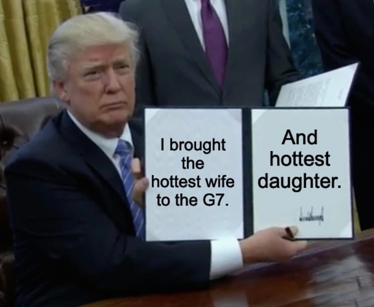 Carrie Johnson G7 Meme