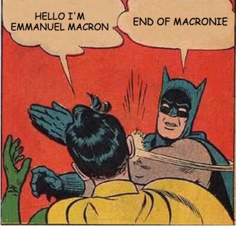 Macron Slapped Meme