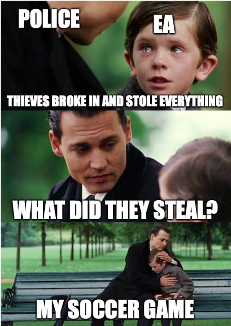 Hackers Steal Fifa21 Source Codes Meme