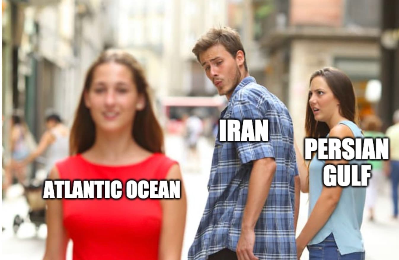 Iranians Reach Atlantic Meme