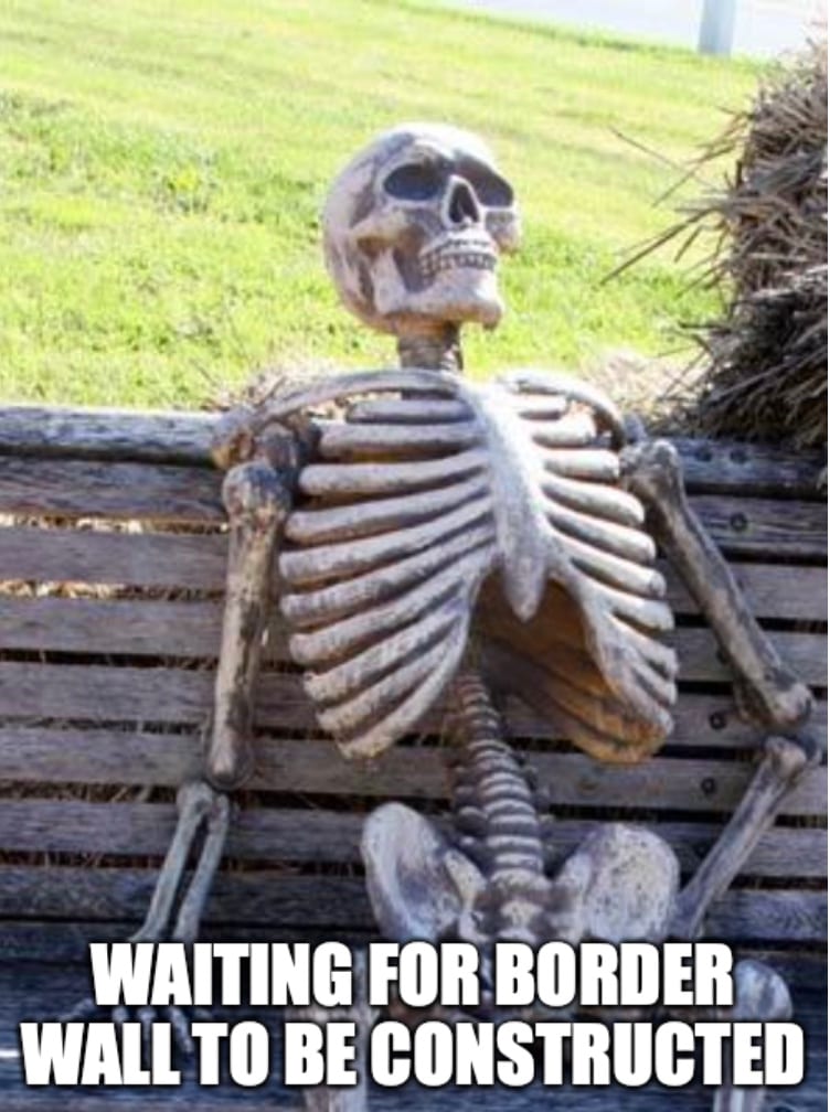 Texas Governor Announces Border Wall Construction Meme