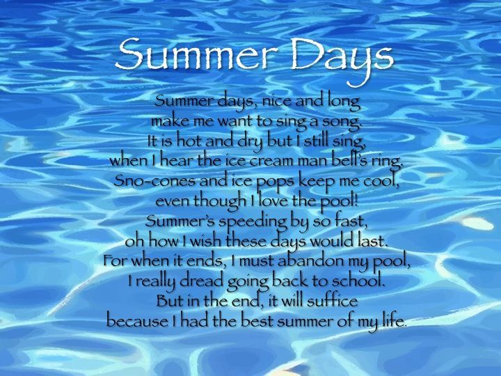 15 Beautiful Summer Poems To Read