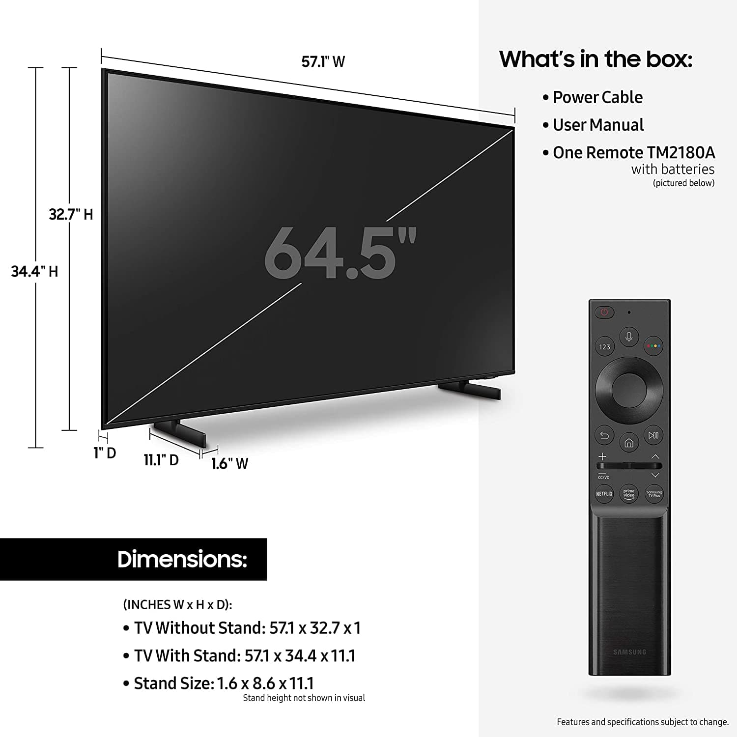 The Beautiful Samsung 65Inch Class Crystal Smart Tv