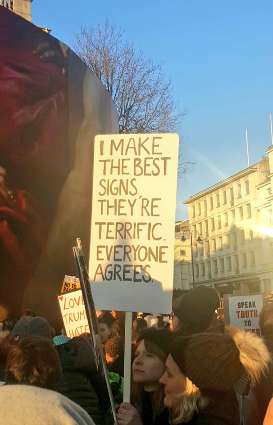 30 Great Protest Signs To Laugh At 