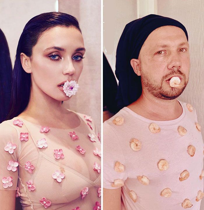 30 Hilarious Recreations Of Celebrity Photos