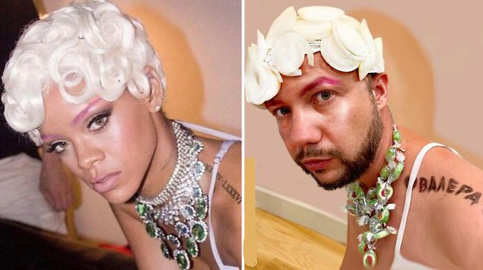 30 Hilarious Recreations Of Celebrity Photos