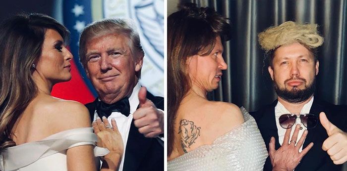 30 Hilarious Recreations Of Celebrity Photos