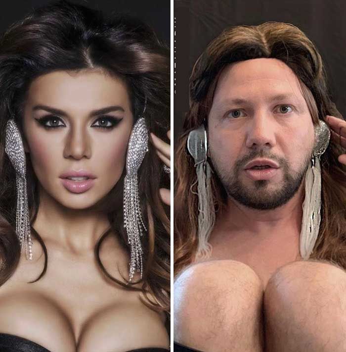 30 Hilarious Recreations Of Celebrity Photos