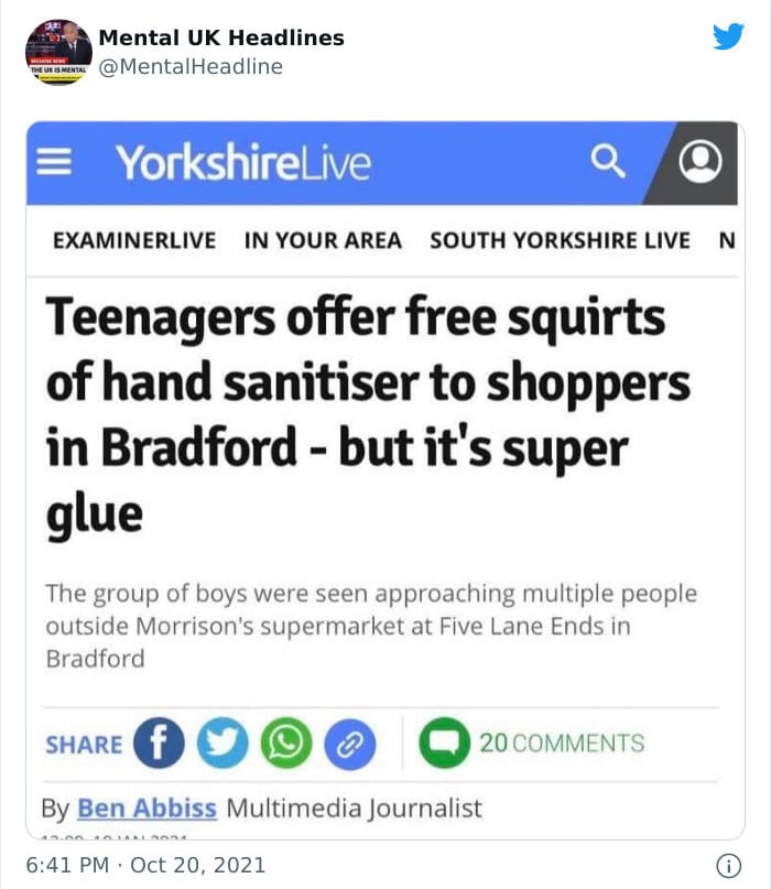 30 Terrific ‘Mental Uk Headlines’ That Are 100% British