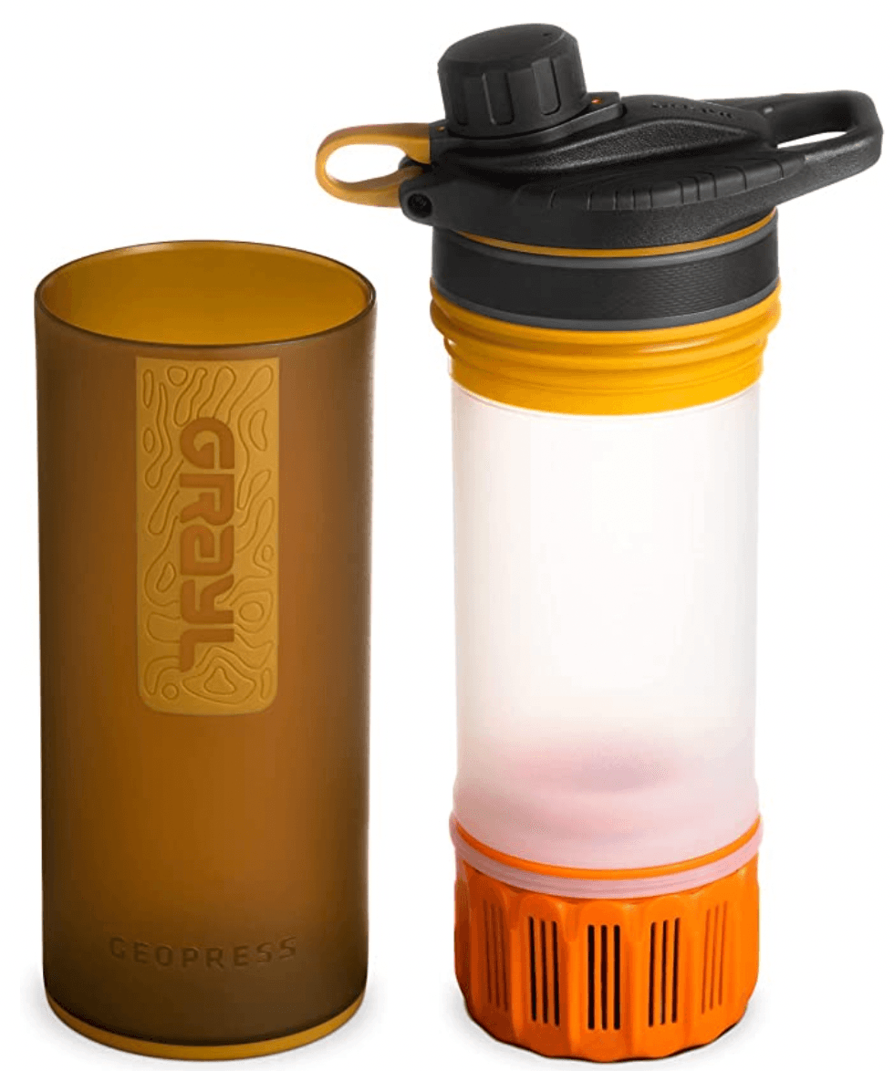 The New And Advanced Grayl Geopress 24 Oz Water Purifier Bottle