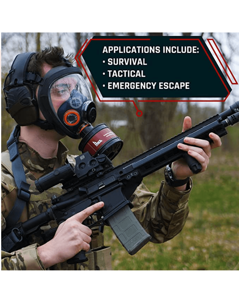 The Vital St100X Survival &Amp; Tactical Full Face Respirator, The Best Emergency Escape Mask