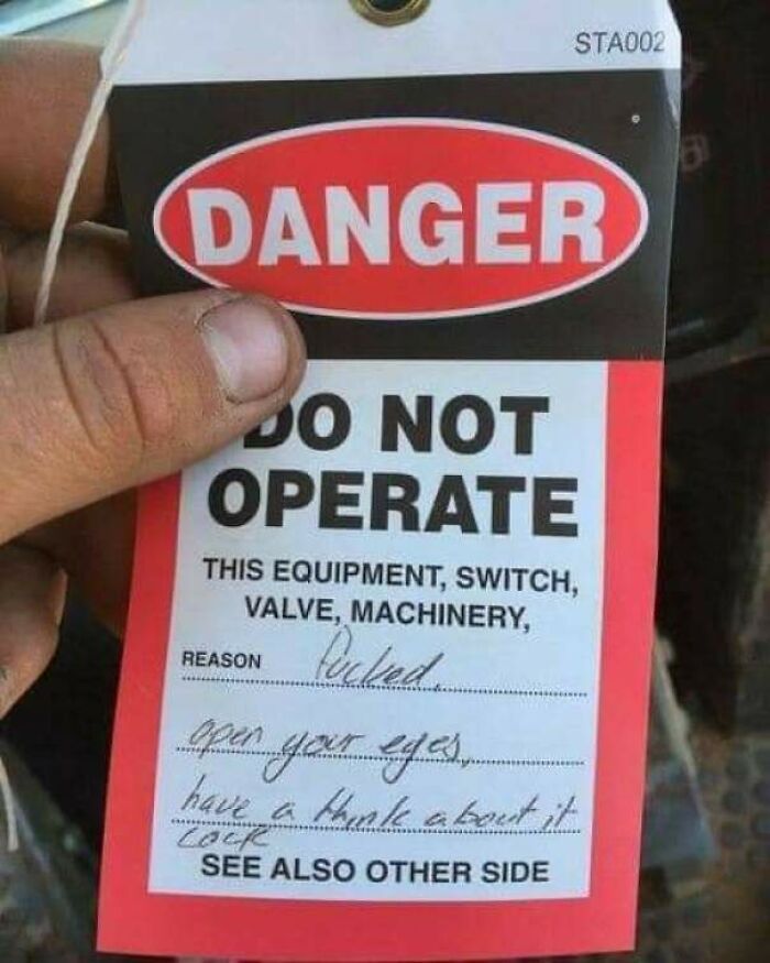 30 Of The Dumbest And Funniest Work Safety Examples