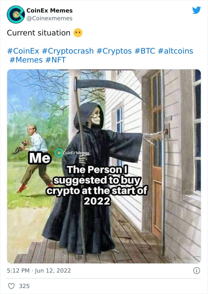  30 Hilarious Memes Regarding The Cryptocurrency Crash 
