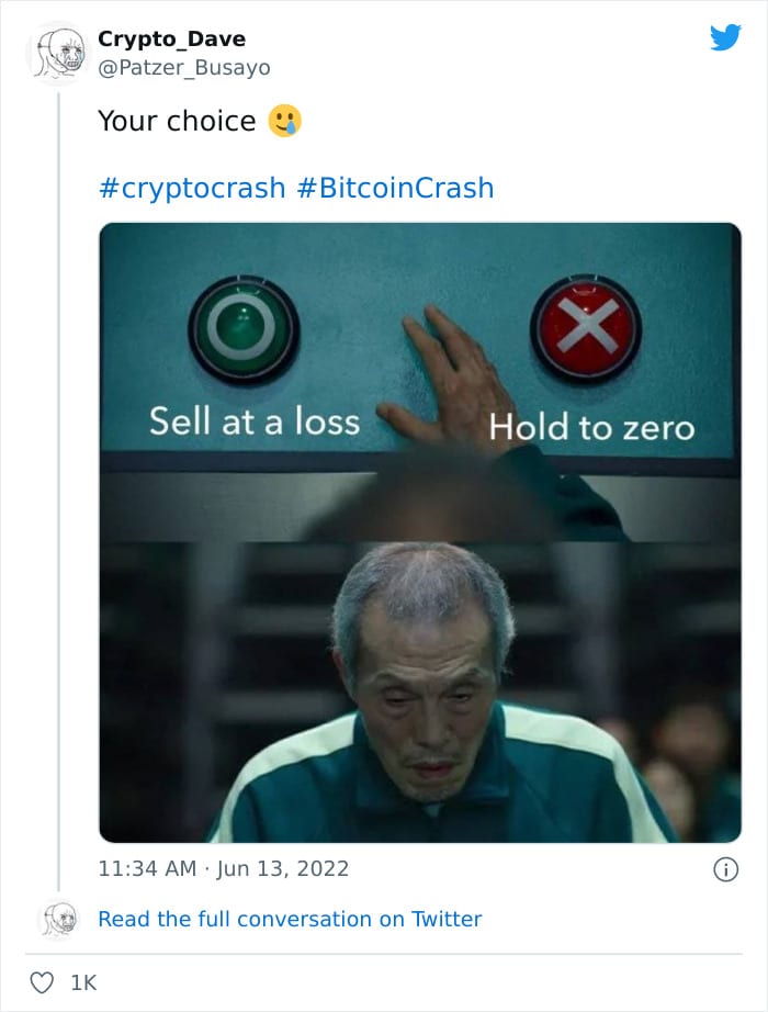  30 Hilarious Memes Regarding The Cryptocurrency Crash 