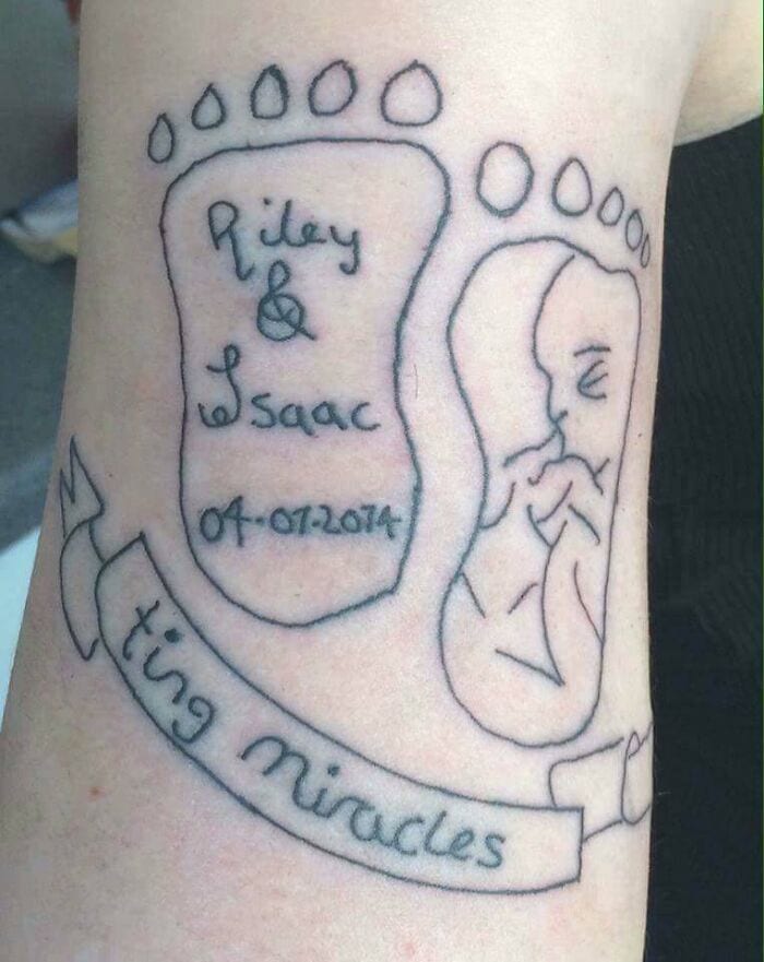 30 Extremely Terrible Tattoos That A Stuck On People Forever  