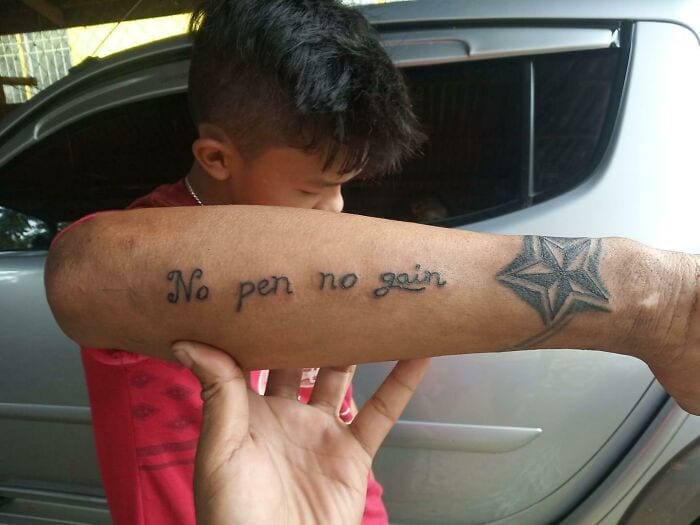 30 Extremely Terrible Tattoos That A Stuck On People Forever  