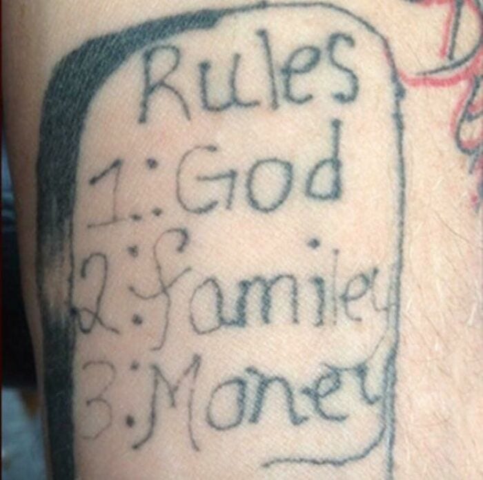 30 Extremely Terrible Tattoos That A Stuck On People Forever  