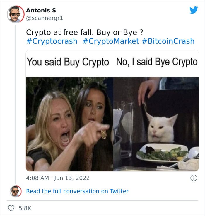  30 Hilarious Memes Regarding The Cryptocurrency Crash 