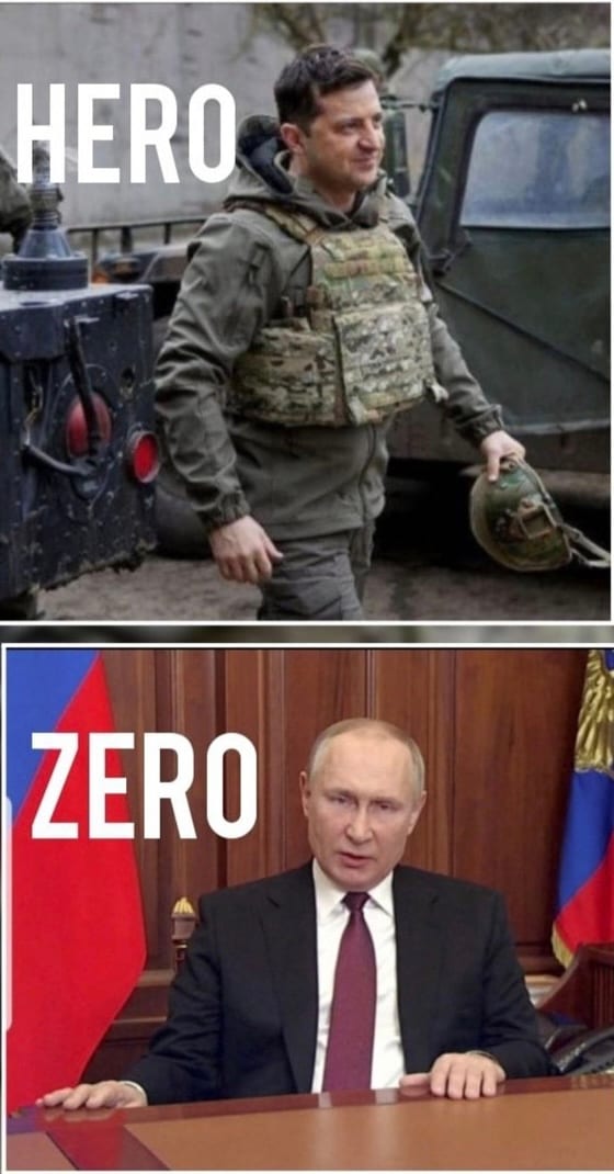 Funny Ukraine Memes Hero Vs Zero