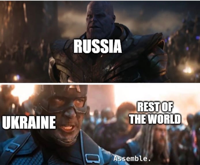 Funny Ukraine War Memes Avengers