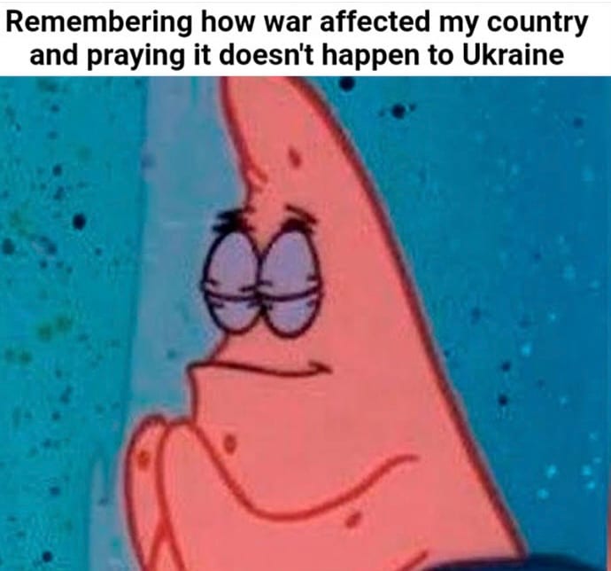 Funny Ukraine War Memes Patrick Pray For Ukraine