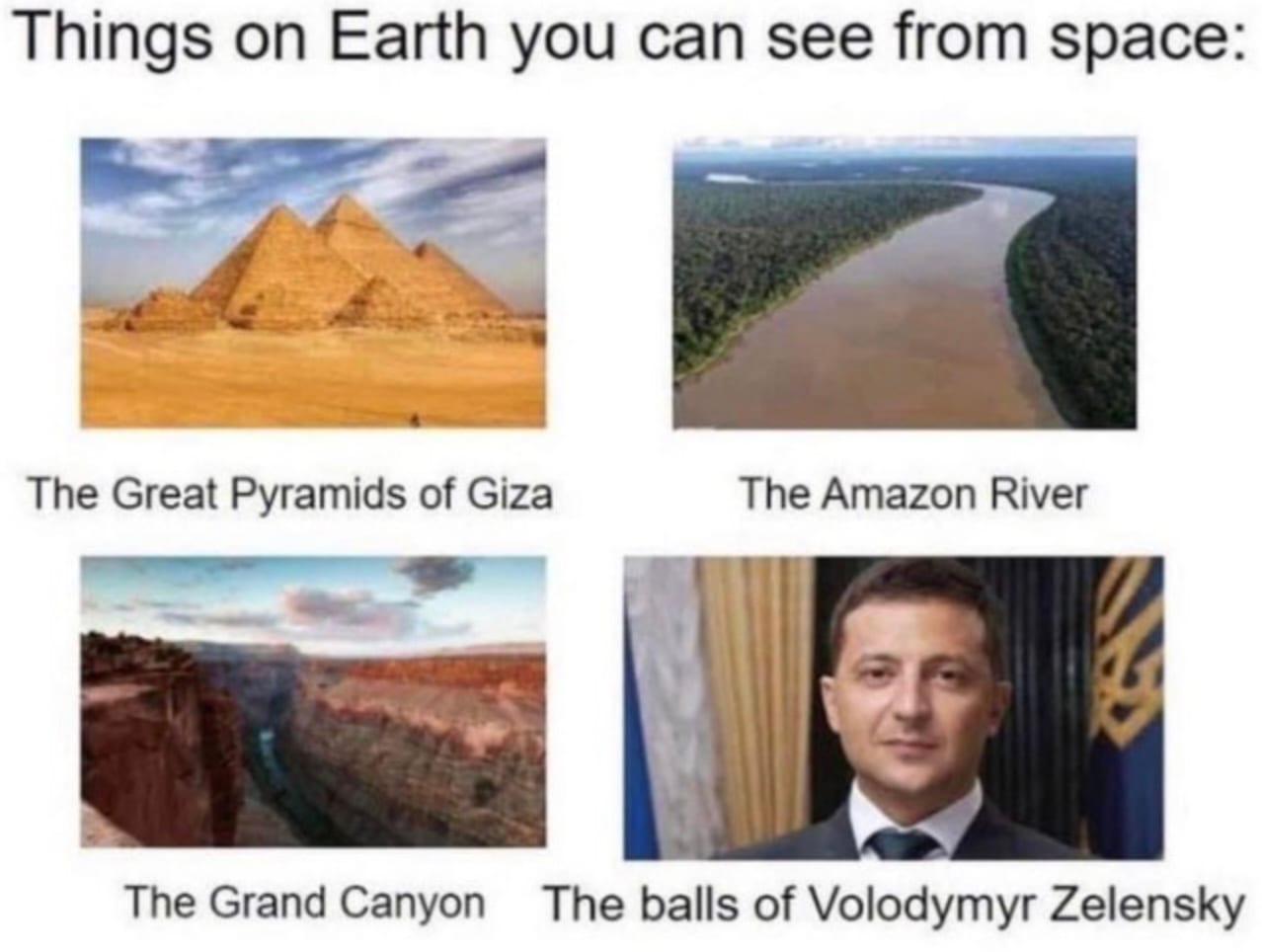 Funny Ukraine War Memes Things You Can See From Space