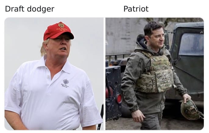 Funny Ukraine Memes Draft Dodger Vs Patriot