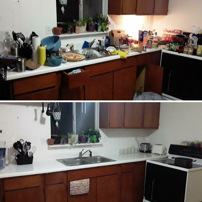 30 Oddly Satisfying Pics Of Spaces Before And After Being Cleaned