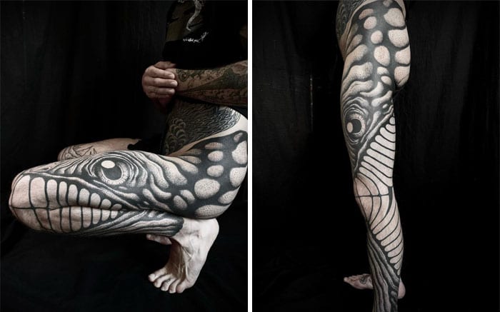 Hidden Legs Arms Bending Tattoos Veks Van Hillik 4 637500578Bd12 700