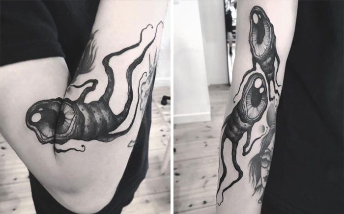 Hidden Legs Arms Bending Tattoos Veks Van Hillik 637B84B5F12B6 700