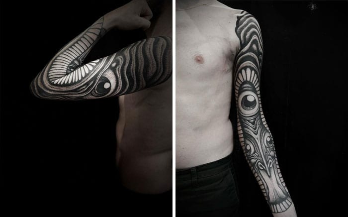 Hidden Legs Arms Bending Tattoos Veks Van Hillik 637B9A452Ab20 700