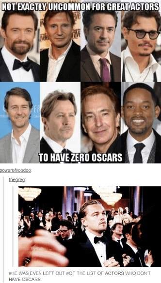 Oscar Snubs Meme
