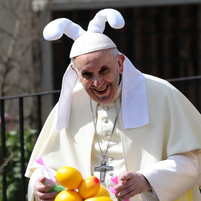 30 Images Of Unlikely Celebrities Dressed Up For Easter 