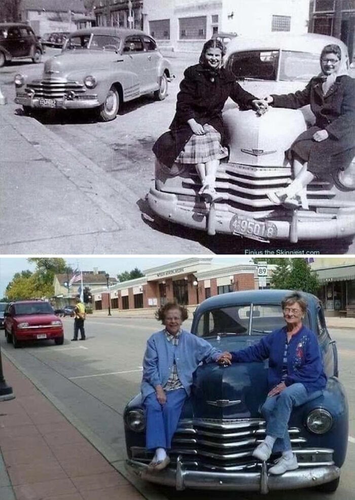 30 Fascinating 'Before And After' Images Illustrating The Passage Of Time