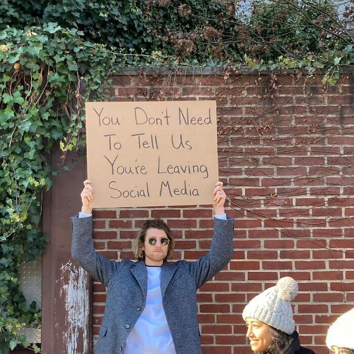 Clever Dude With Sign Protesting Annoying Things 64Ef4E59145A8 700