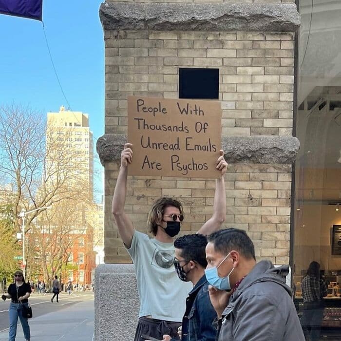 Clever Dude With Sign Protesting Annoying Things 64Ef4E5E41B0C 700
