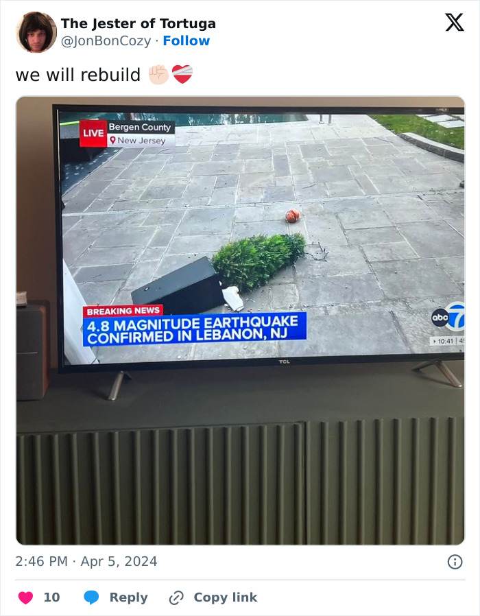  30 Hilarious Images From The &Quot;We Will Rebuild&Quot; Trend After The East Coast Earthquake