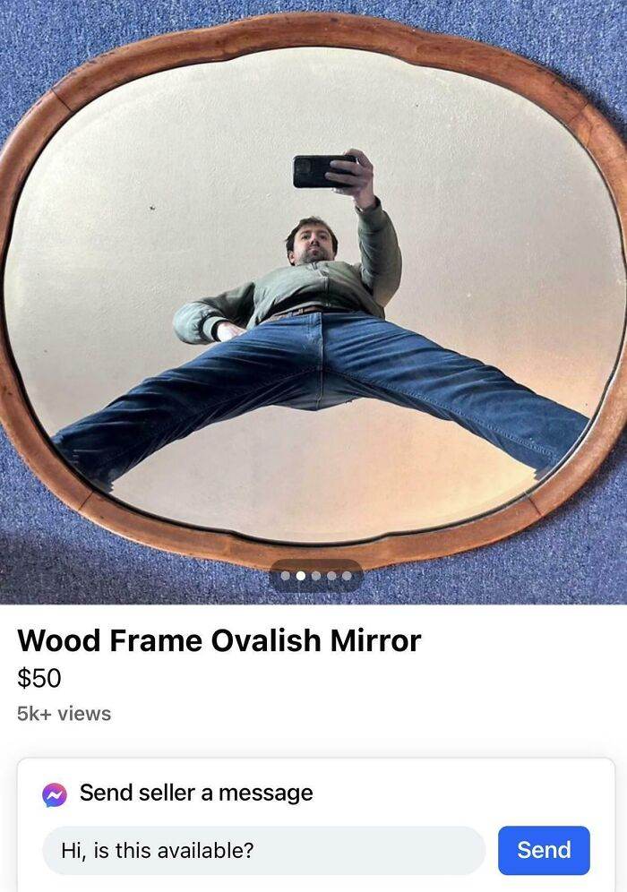 6613Fa4Bd6B94 Funny Pics People Selling Mirrors