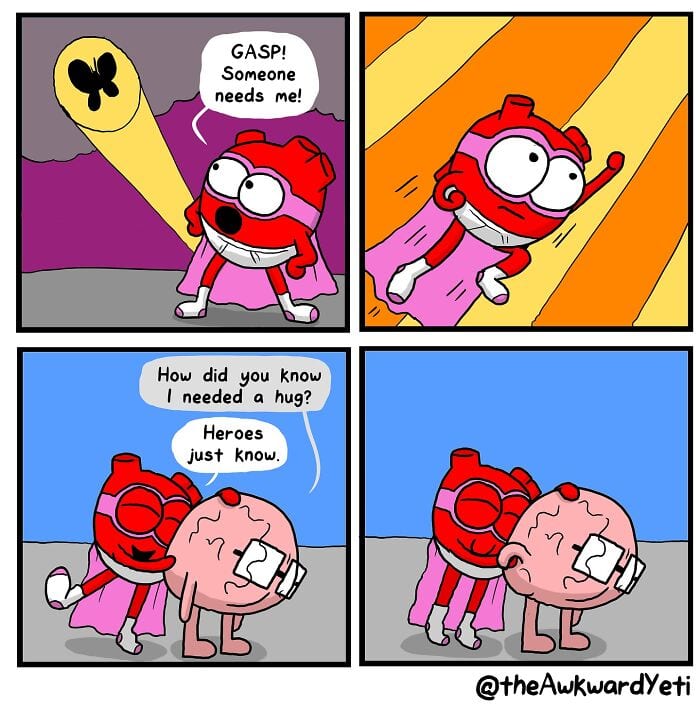 Battle Royale The Hilarious Showdown Between Heart And Brain In Comic Form New Pics 6617F8A4F3Fa1 700 1