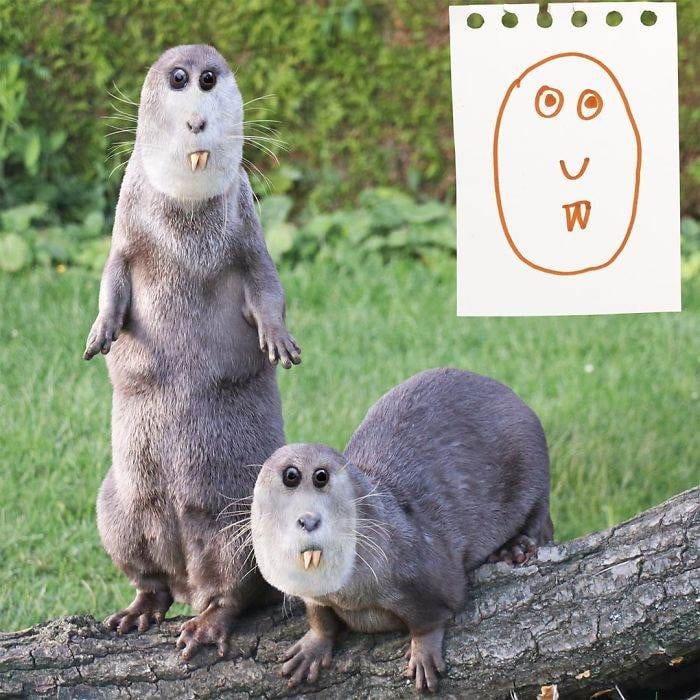 30 Funny Images: What Happens When Kids' Drawings Come To Life