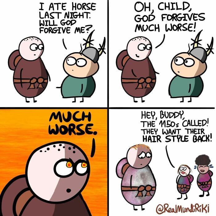 30 Hilarious Comics Illustrating Bizarre And Absurd Situations
