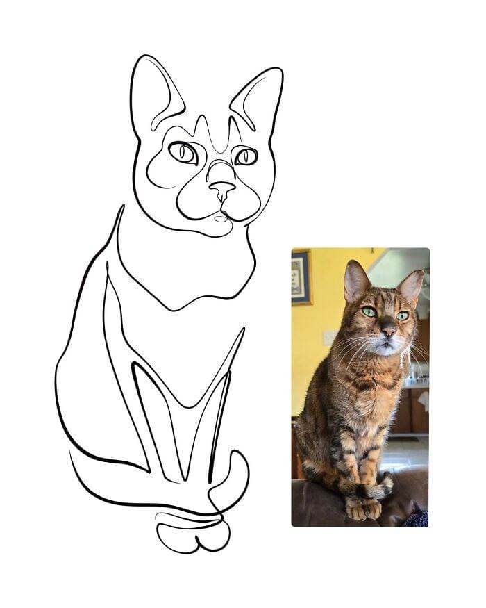 One Line Wonders The Artist Captivating The Internet 28 Pics 66F3B372A01Bf 700